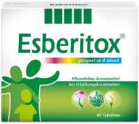 Esberitox für die ganze Familie ab 4 Jahren Esberitox - das Erkältungsmittel aus Echinacea, Lebensbaum und Färberhülse für die ganze Familie ab 4 Jahren.